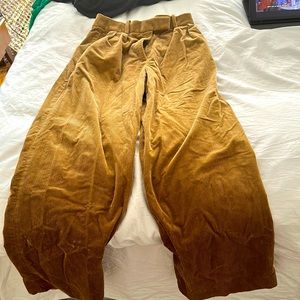 Banana Republic high waisted flare corduroy pants